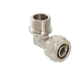 Фитинг обжимной угольник 90° VALTEC VTm.353.N.002004 20x1/2 с переходом на наружную резьбу