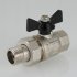 Кран шаровый с накидной гайкой Valtec 1/2" МF VT.327