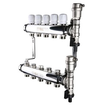 Коллекторный блок Valtec 1", 4 x 3/4" евроконус VTc.588.EMNX.0604