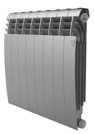 Радиатор алюминиевый Royal Thermo BiLiner 500 Silver Satin 10 секций Радиатор алюминиевый Royal Thermo BiLiner 500 Silver Satin 10 секций