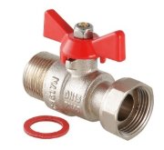 Кран шаровый с накидной гайкой Valtec 3/4 VT.260.N.0505 Кран шаровый с накидной гайкой Valtec 3/4 VT.260.N.0505