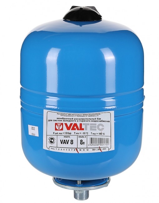 Гидроаккумулятор VALTEC 12 литров для ХВС VT.AV.B.060012