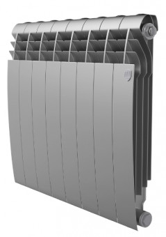 Радиатор алюминиевый Royal Thermo BiLiner 500 Silver Satin 8 секций Радиатор алюминиевый Royal Thermo BiLiner 500 Silver Satin 8 секций
