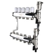 Коллекторный блок Valtec  VTc.588.EMNX.0606 1", 6 x 3/4" евроконус