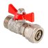 Кран шаровый под обжим Valtec 16 мм х 1/2 VT.341