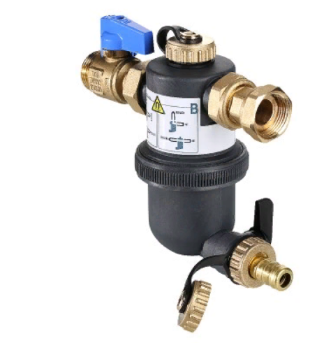 Фильтр дешламатор с пластиковым корпусом Dirstop XL 1" VT.382.B.06