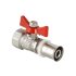 Кран шаровый под пресс бабочка Valtec 16х1/2 VT.242.N.1604 Кран шаровый под пресс бабочка Valtec 16х1/2 VT.242.N.1604