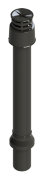 адаптер STOUT вертикальный утепленный DN60/100 финальный участок