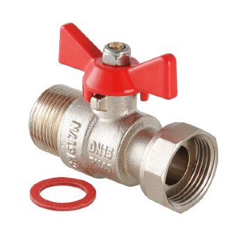 Кран шаровый с накидной гайкой 1" VT.260.N.0606