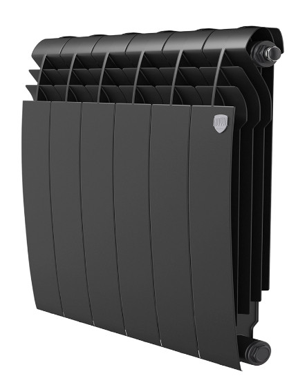 Радиатор биметаллический Royal Thermo BiLiner 500 Noir Sable 6 секций