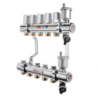 Коллекторный блок Valtec VTc.594.EMNX.0612 1", 12 x 3/4" евроконус
