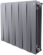 Радиатор биметаллический Royal Thermo Piano Forte 500 Silver Satin 10 секций Радиатор биметаллический Royal Thermo Piano Forte 500 Silver Satin 10 секций