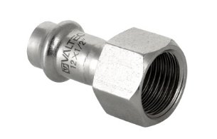 Пресс-фитинг из нержавеющей стали с внутренней резьбой Valtec 28х3/4 Пресс-фитинг из нержавеющей стали с внутренней резьбой Valtec 28х3/4
