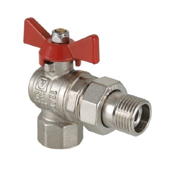 Кран шаровый с накидной гайкой угловой Valtec 1/2 VT.228.N.04