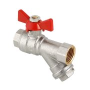 Кран шаровый с фильтром Valtec 1/2 VT.293 FF