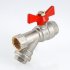 Кран шаровый с фильтром Valtec 1/2 VT.293 FF