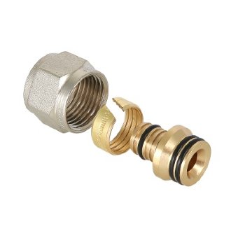 Фитинг обжимной евроконус с накидной гайкой VALTEC VTc.710.N.1604 16x1/2" Фитинг обжимной евроконус с накидной гайкой VALTEC VTc.710.N.1604 16x1/2"