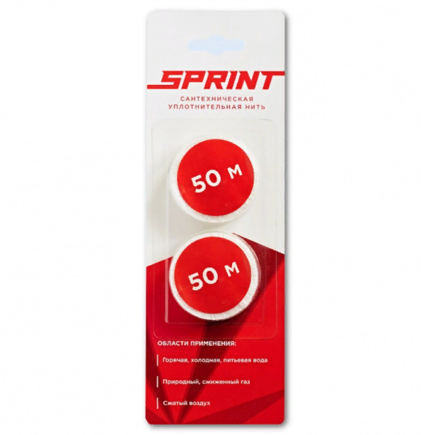 Нить уплотнительная Sprint набор катушек 2шт 50 м