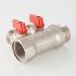 Коллектор с отсекающими кранами Valtec 1"х3 выхода Евроконус 3/4 VTc.580.NE.0603