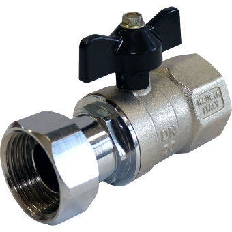 Кран шаровой с накидной гайкой STOUT 3/4"х3/4" SVB-0009-000020