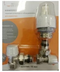 Термостатический комплект для радиатора угловой TIM 1/2 RVKS207.02
