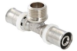 Фитинг пресс тройник VALTEC VTm.233.N.320532 32x3/4"x32 Фитинг пресс тройник VALTEC VTm.233.N.320532 32x3/4"x32