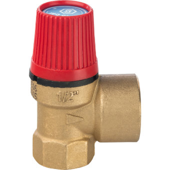 Аварийный клапан для отопления STOUT 15х1/2" 1,5 бар SVS-0001-001515
