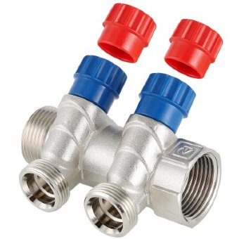 Коллектор с регулировочными вентилями  Valtec 1*3*3/4 VT.560.NE